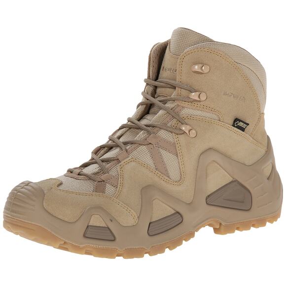 Lowa Zephyr GTX Mid TF Hiking Boot Gore-Tex Suede Tactical Combat Tan 10.5 - Picture 1 of 7